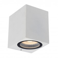 Φωτιστικό Σποτ Μονής Κατεύθυνσης 1xGU10 230V Polycarbonate IP54 Λευκό 3-07000